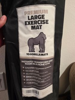 Yo Gorilla Mats Premium Exercise Mat 7' x 5' x 6mm – New