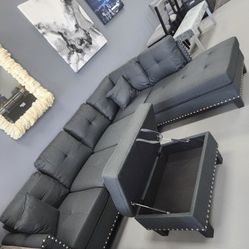 Sectional 👉 Furniture Queen Bed, Dining Table,  Bunk Beds Avail 