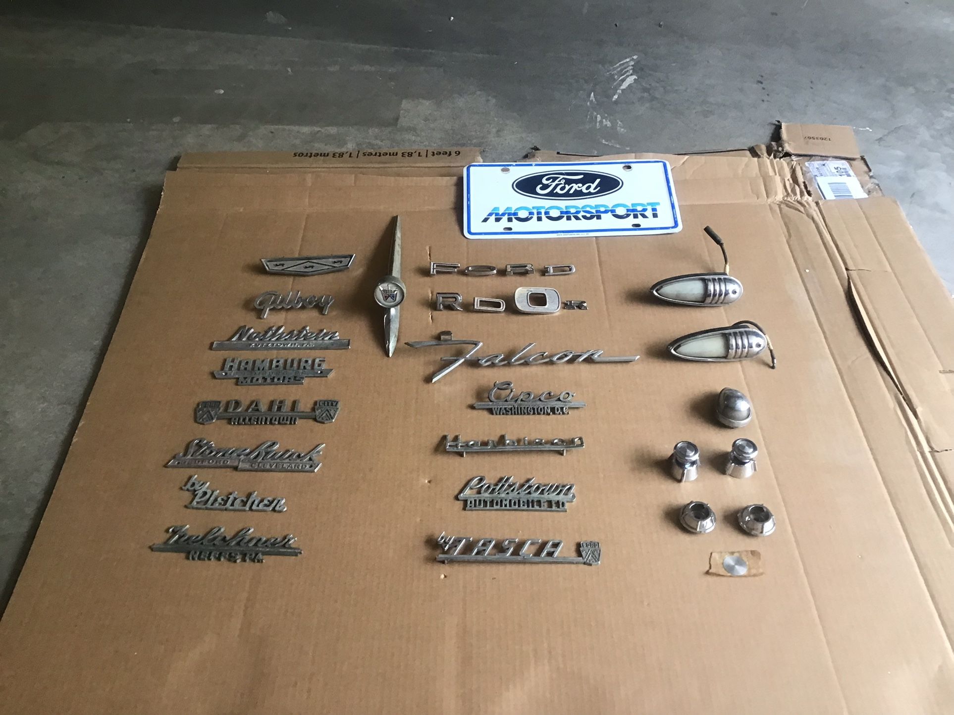 Ford Emblems Lights Knobs Ext