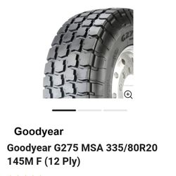 Goodyear 40.6 " Military Grade Tire Set (4)