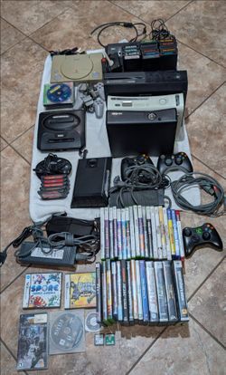 Huge Retro & Modern Video Game Console & Game Bundle - Priced to Sell! Read description!