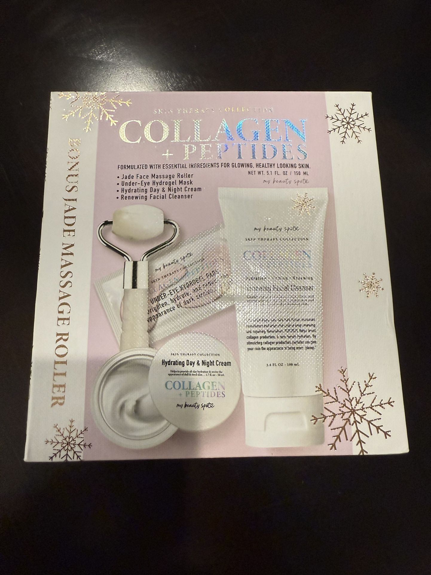 Skin Therapy Collagen And Peptides Face Mask Roller Cleanser