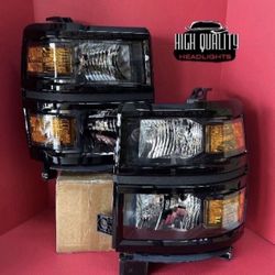 Chevy Silverado 2014. 2015 Headlights.