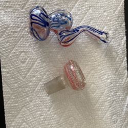 Heady Glass Bubbler And Bowl