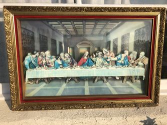 3-D picture last supper
