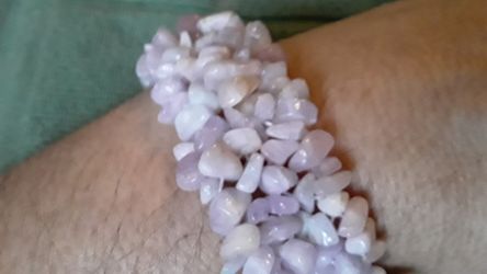 Rose Quartz Strech bracelet.