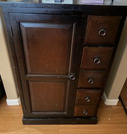Wood hutch with drawers- PRICED TO SELL FAST
