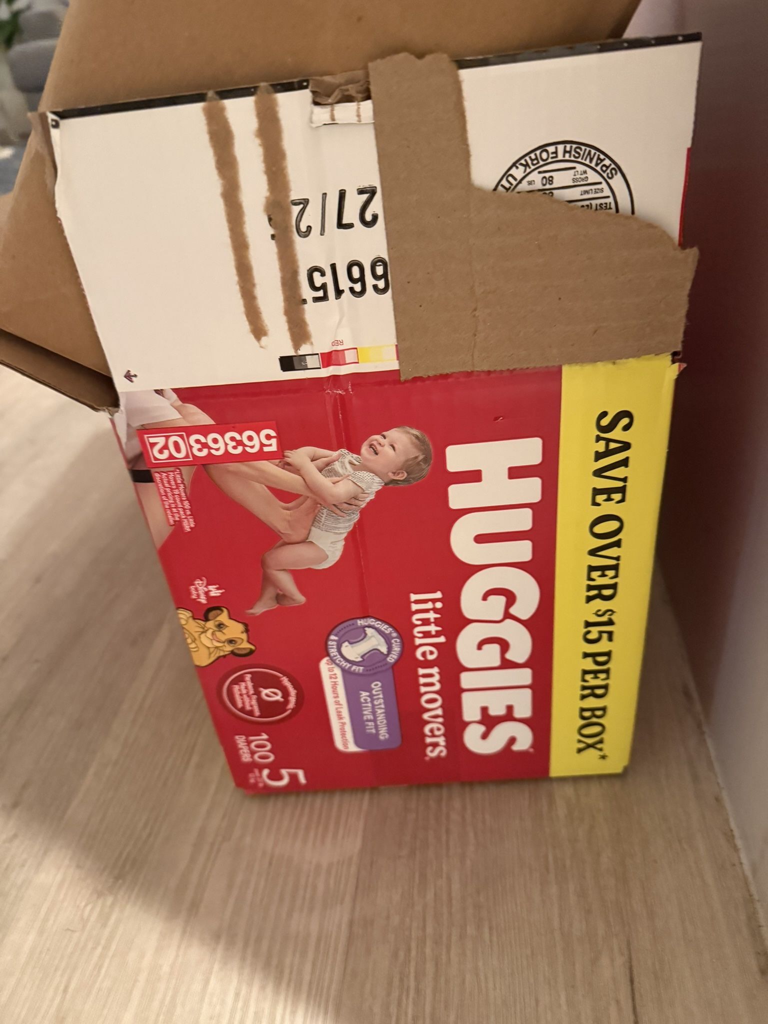 Huggies Diapers (Little Movers) Size 5