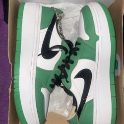 Nike Lows 1 Green Heart