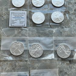 1 oz silver coins