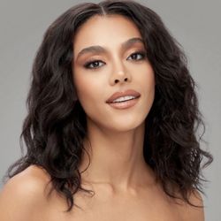 100% Human Virgin Indian Remi Body Wave 12 Inch 13 X 6 Free part Wig