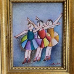 3 Dancers Painting - will deliver for Christmas 