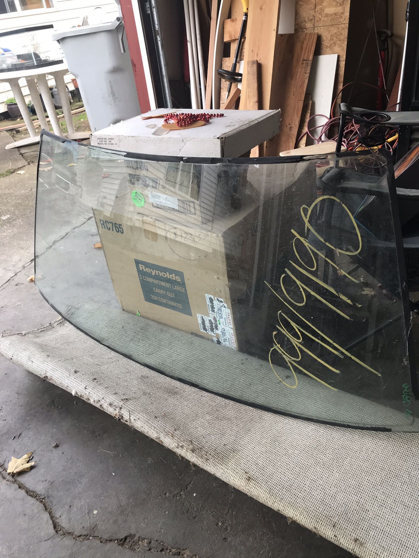 Datsun (contact info removed) windshield