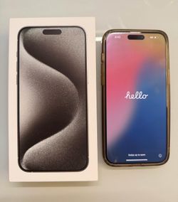 IPHONE 15 PRO MAX 512 GB UNLOCKED WITH BOX (LIKE NEW)