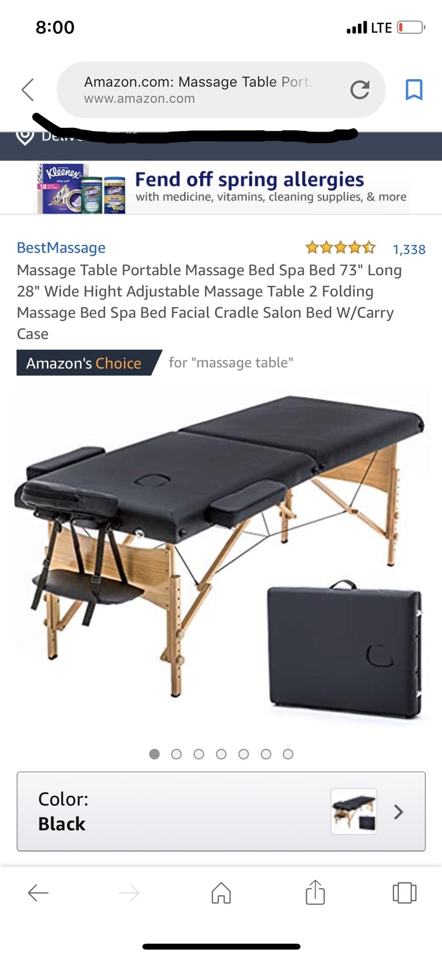 Massage Table