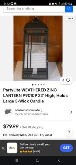 Party Lite Lantern