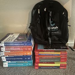 Vocational/Practical Nursing Textbooks with FREE backpack + lanyard