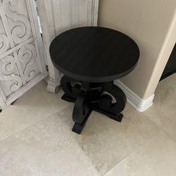 Small Round Side Table