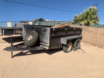 Trailer dump 80 inch wide 10 feet long 2 feet high