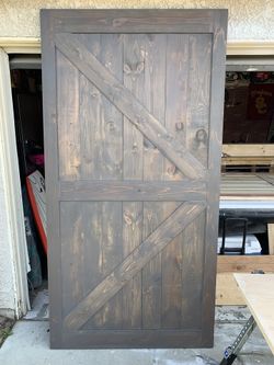 Modern Rustic Barn door for master bedroom bathroom opening