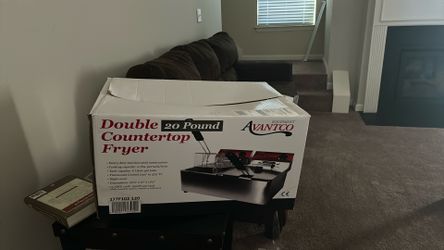 Avantco 20 Pound Double Countertop Fryer