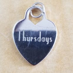 Pendant Sterling silver Heart 