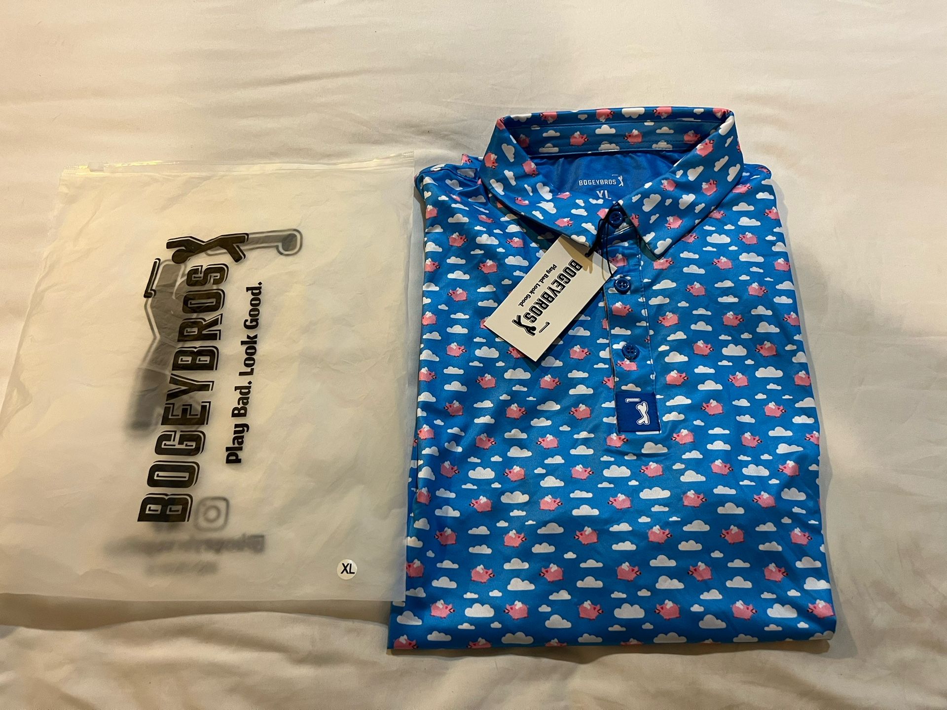 NEW Bogey Bros Men’s Golf Polo Shirt (Size XL) $30