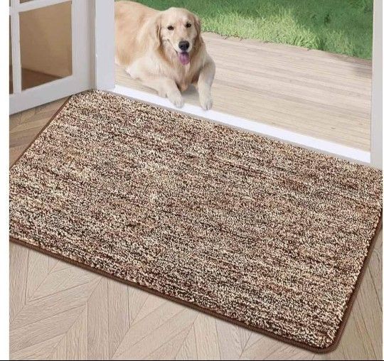 Indoor Doormat, Front Door Mat 20"x32" Absorbent Rubber Backing Non Slip Door Mats, Washable