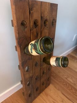 Wooden Wine Rack (Wall Mounted)
