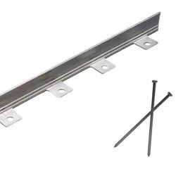 Paver, Landscape Edge Kit 40 Ft 36 Spikes, Aluminum Mill