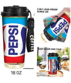 Pepsi 18 oz Insulated Travel Tumbler