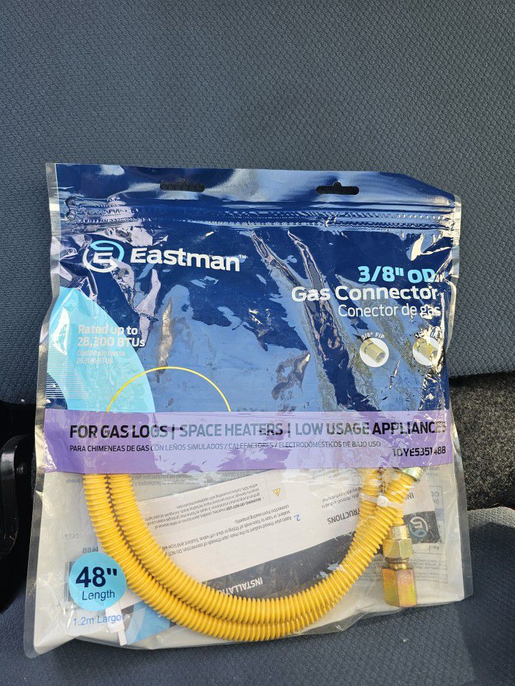 Eastman 3/8 Gas Connector Brand New
