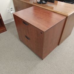 2 Drawer Cherry Lateral File Cabinet 