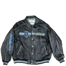Avirex classic system leather jacket Size: 3XL