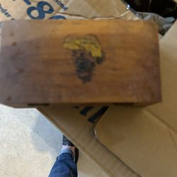 Old Wooden Trinket Box