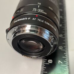Canon 75-300mm With Tamron -F AF Tele-converter 