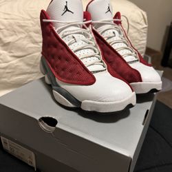 Jordan 13 Red Flint Grey 