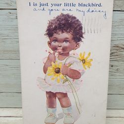 Vintage Americana Postcard Postmarked 1930