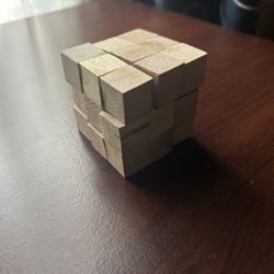 Wooden Block Puzzle (3x3x3)