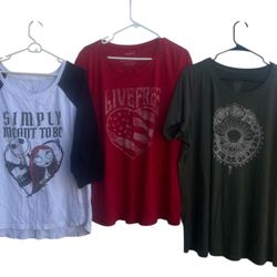 Women’s T-shirt Bundle . Plus Sizes