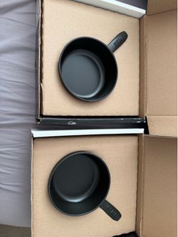 2 Staub 12cm mini fondue pots-new in box
