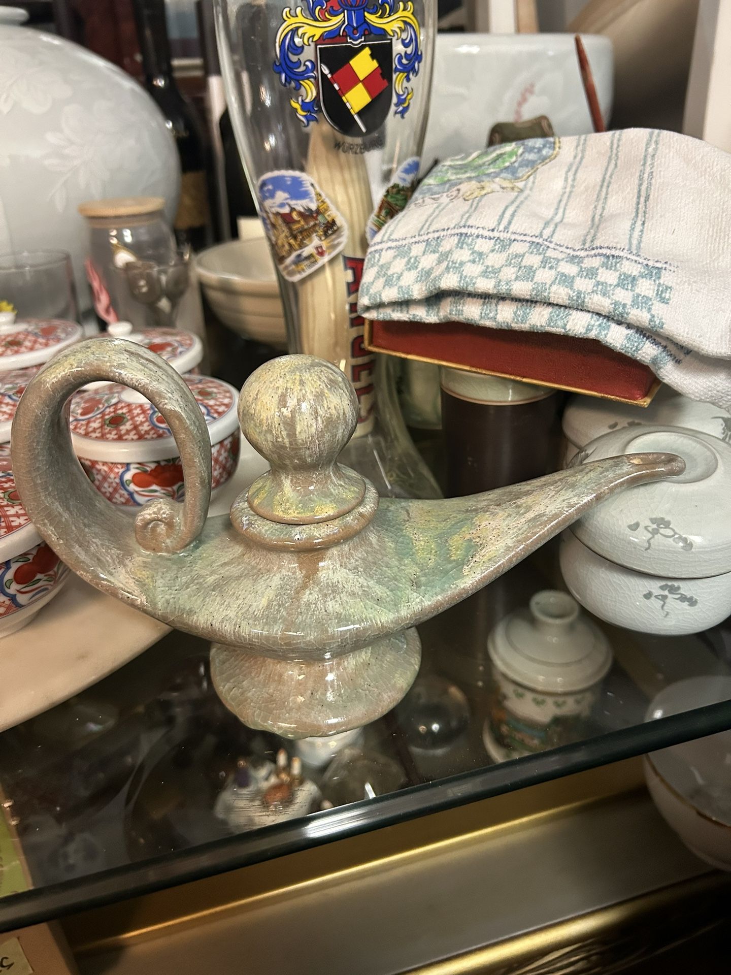 Rare Bill & Mohl Genie Aladdin Oil Lamp