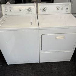 Kenmore Set Large Capacity Heavy Duty Washer And Gas Dryer 