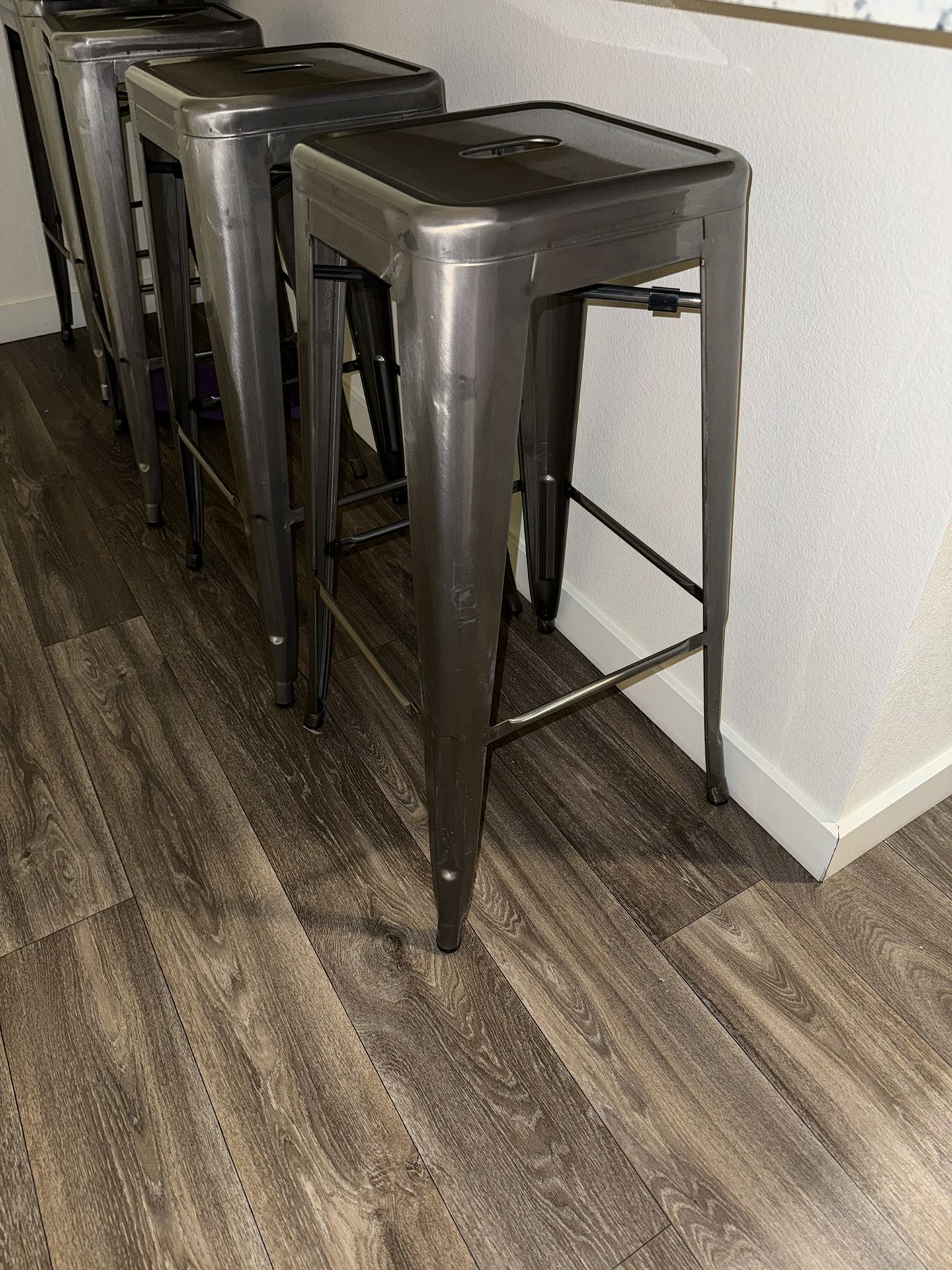 Metal barstools