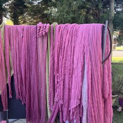 Dusty Rose Saturns To Go On Your Chair 120 Count