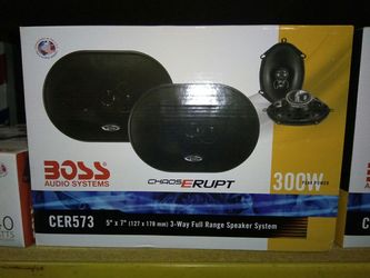 Boss car audio 5x7 speaker pair 3 way