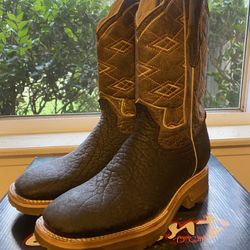 Bull Shoulder Cowboy Boot Size 10