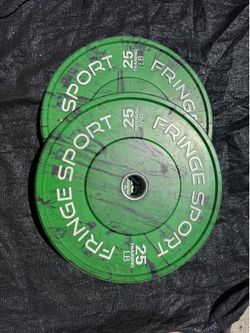 25lbs bumper plates