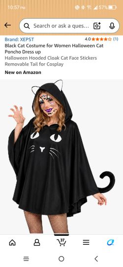 Cat poncho costume