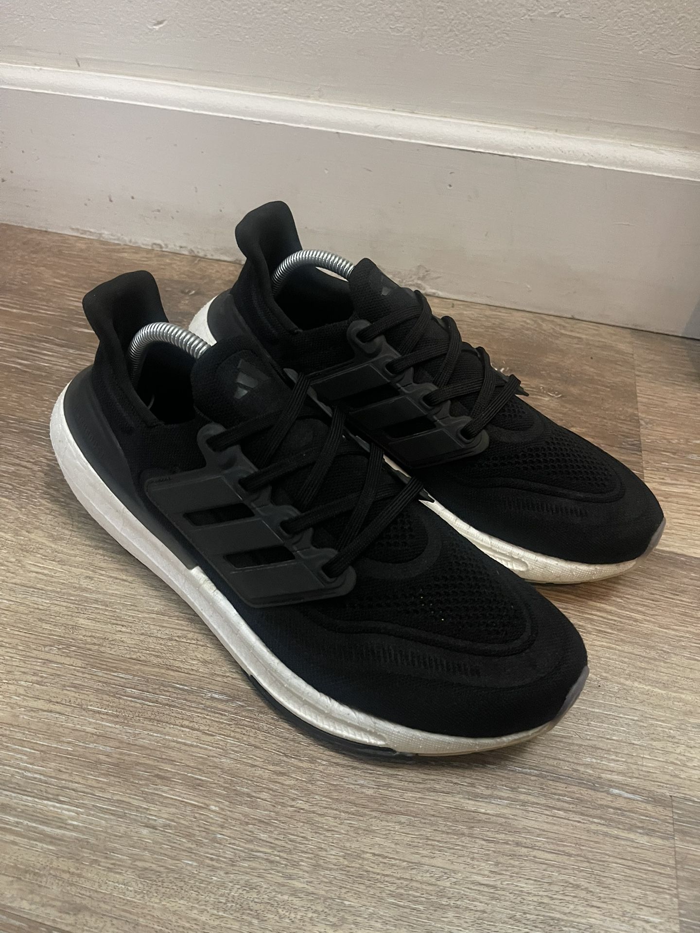 Adidas UltraBoost 21 'Core Black' White Running Shoes Men's Size 9 Sneakers
